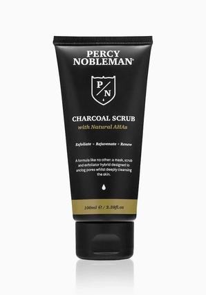 Produktbild Percy Nobleman Men Ìs skin peeling 3 in 1 with black coal (Charcoal Scrub) 100 ml (Puder, 100 ml)