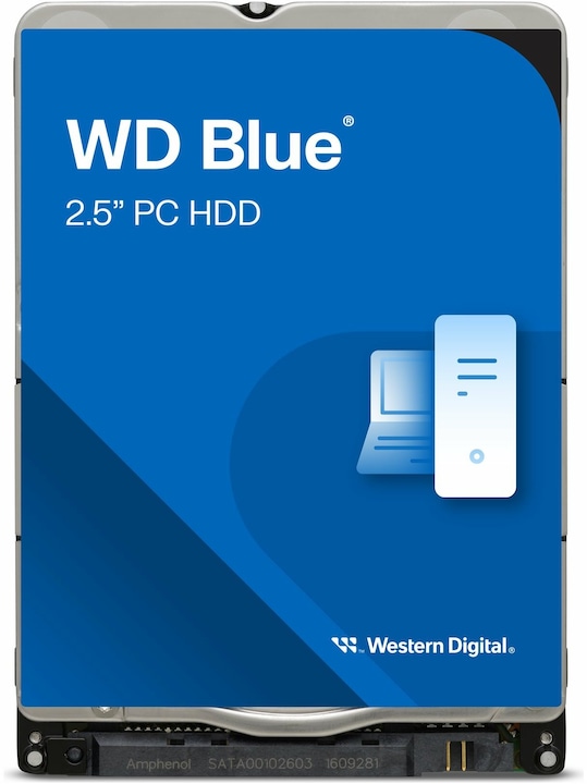 Actual product image WD blue mobile (2 TB, 2.5", SMR)