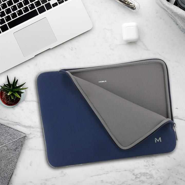Produktbild Mobilis Skin Sleeve 14-16 - Navy Blue and Grey (16")