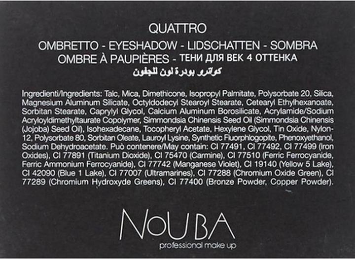 Actual product image Nouba Quattro 4-tone Eyeshadow No. 627 (No. 627)