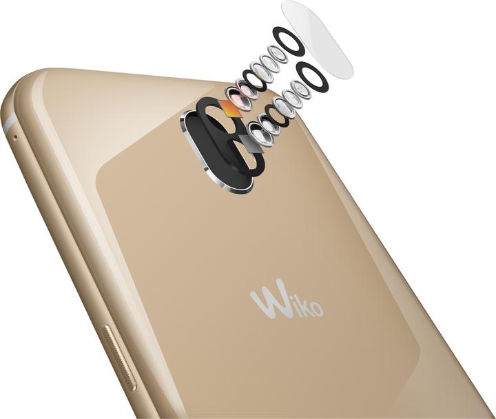 Produktbild Wiko Wim (64 GB, Gold, 5.50", Dual SIM + SD, 4G)