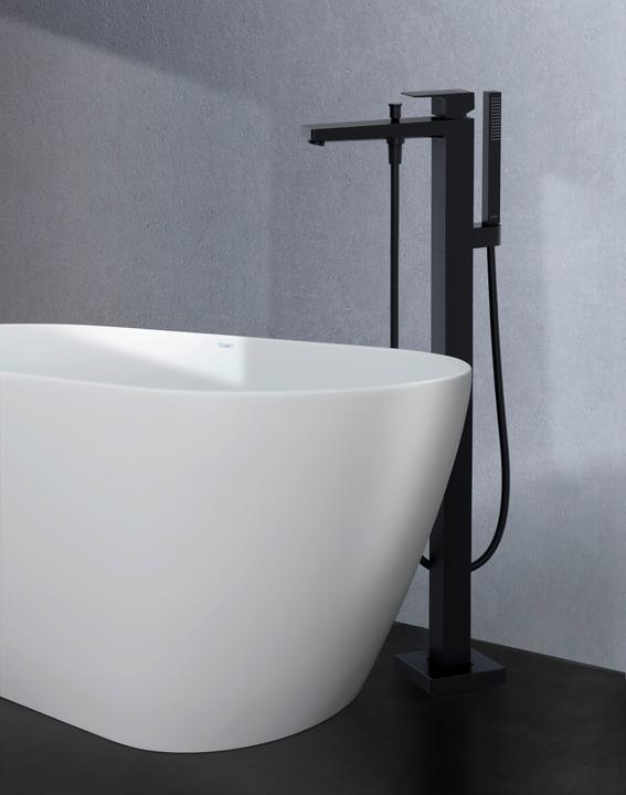 Productafbeelding Duravit Manhattan miscelatore monocomando per vasca da bagno a pavimento, sporgenza 232 mm, consumo