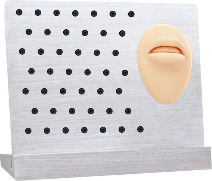 Immagine prodotto Star Piercing Display weiss Mund hell - Labret