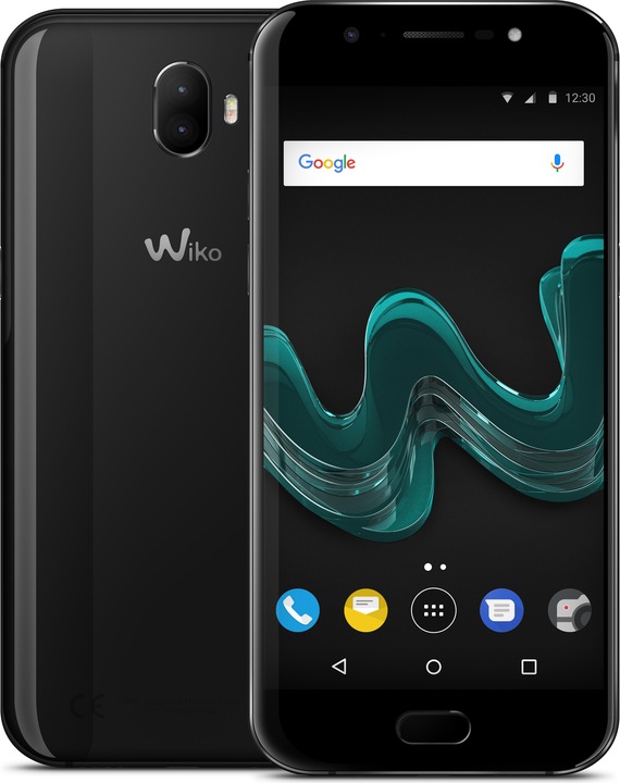 Actual product image Wiko Wim (64 GB, Black, 5.50", Dual SIM + SD, 13 Mpx, 4G)