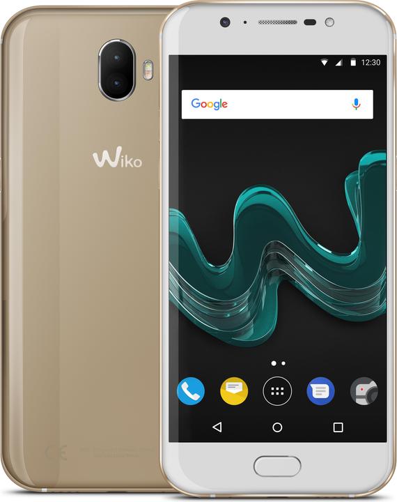 Produktbild Wiko Wim (64 GB, Gold, 5.50", Dual SIM + SD, 4G)