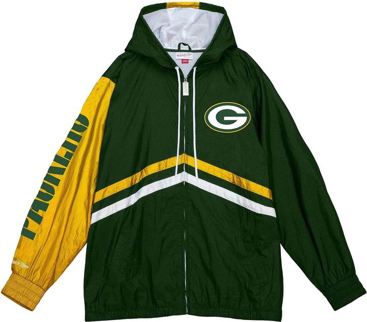 Actual product image Mitchell & Ness Windbreaker Jacket - Green Bay Packers - S (S)
