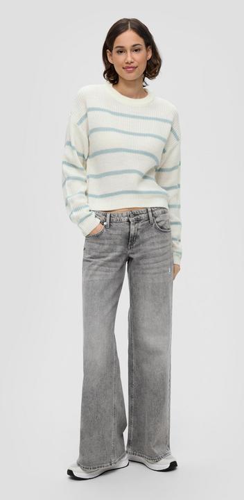 Produktbild s.Oliver Strickpullover Leichter Sommerstrickpullover im Relaxed Fit (XXL)