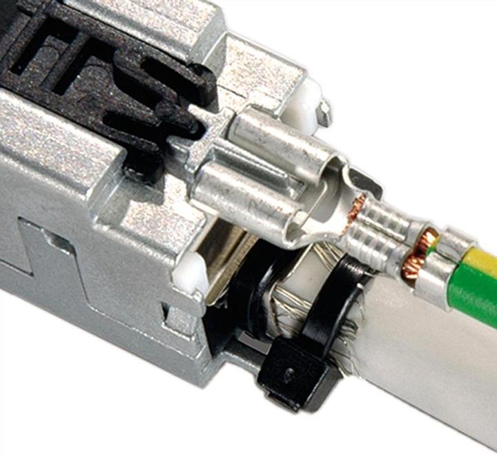 Produktbild Telegärtner CAT 6a Keystone UniversalModul nach EIA/TIA 568A (Keystone Modul)