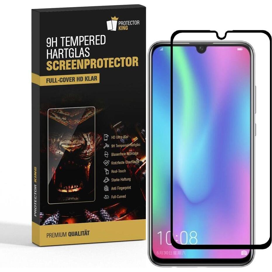 Thumbnail - Protectorking 1x echtes Tempered 9H Panzerhartglas 3D KLAR (1 Stück, Honor 10 Lite), Smartphone Schutzfolie