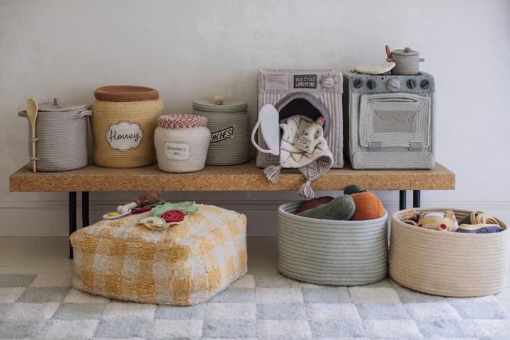 Produktbild Lorena Canals Sitzpouf Vichy Honey