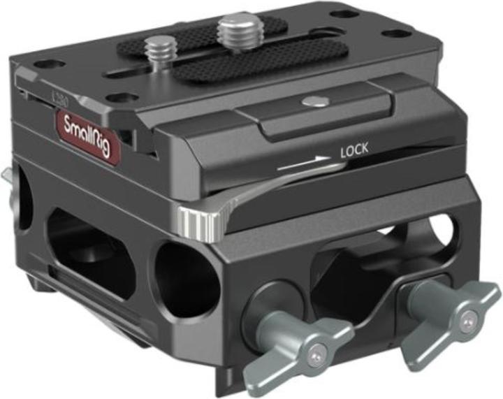 Produktbild SmallRig Lightweight Baseplate with Dual 15mm Rod Clamp (Diverses Video Zubehör)
