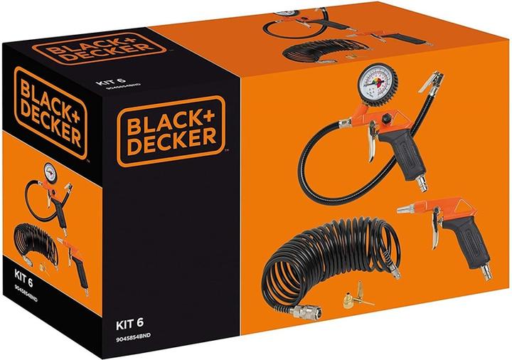Actual product image Black & Decker PNEUMATIC TOOLS KIT B&D 6PCS 9045854BND