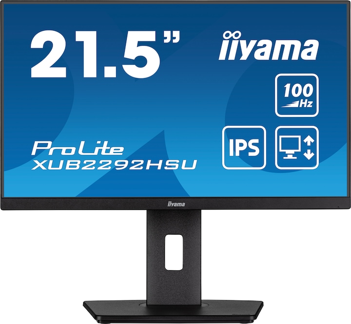 Image du produit iiyama XUB2292HSU-B6 54,61cm 21,5pouces ETE IPS FHD 100Hz 250cd/m2 0.4ms HDMI DP USB-HUB 4x3.2 Speaker (1920 x 1080 pixels, 22")