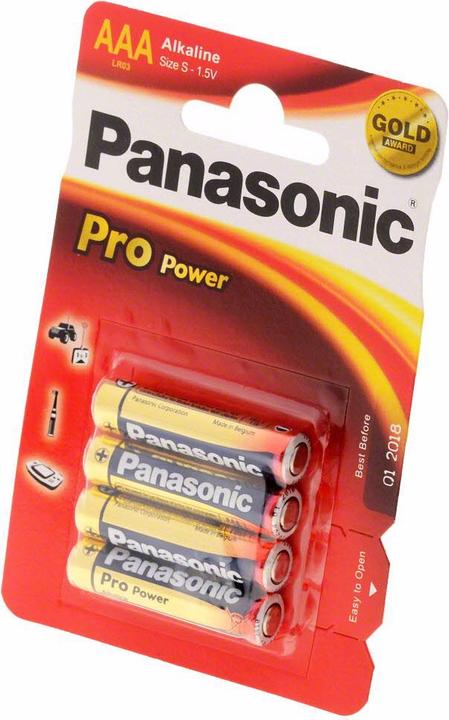 Produktbild Panasonic Pro Power (4 Stk., AAA, 1200 mAh)
