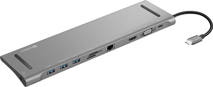 Actual product image Sandberg 10-in-1 (USB-C, 10 ports)