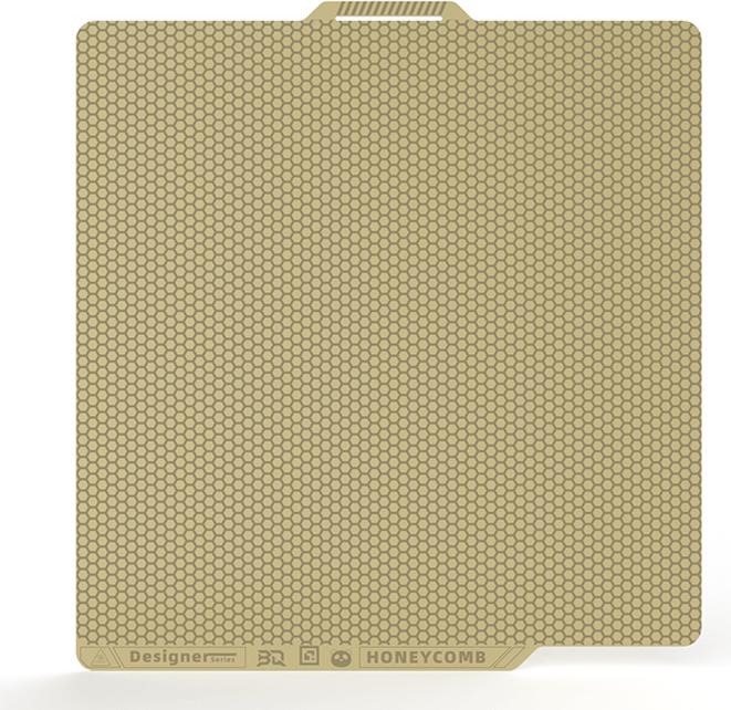 Actual product image 3d-printerstore.ch BIQU Buildplate für Bambu Lab Dual-textured Honeycomb-Houndstooth P1/X1 (Printing bed)
