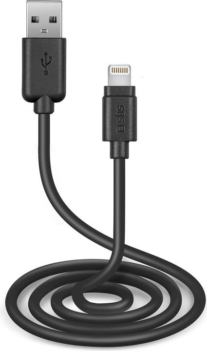 Image du produit SBS Câble de données USB 2.0 - Apple Lightning (1 m, USB 2.0)