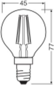 Actual product image Ledvance LED drop lamp (E14, 2.90 W, 470 lm, 1 x, C)