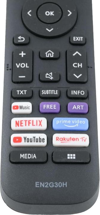 Produktbild Azurano Fernbedienung kompatibel mit HISENSE EN2G30H, T269780, VIDAA (Gerätespezifische Fernbedienung, Infrarot)