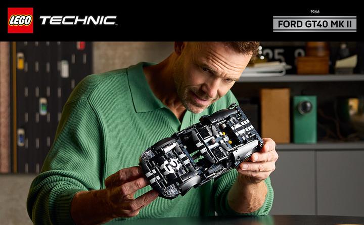 Image du produit LEGO 1966 Ford GT40 MKII Rennwagen (42223, LEGO Technic)