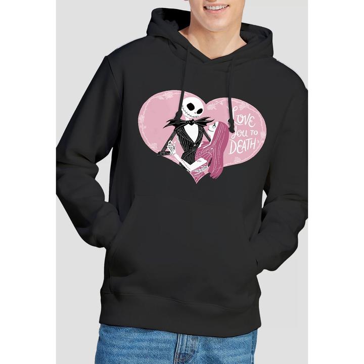 Produktbild The Nightmare Before Christmas Love You To Death Kapuzenpullover Valentinstag (M)