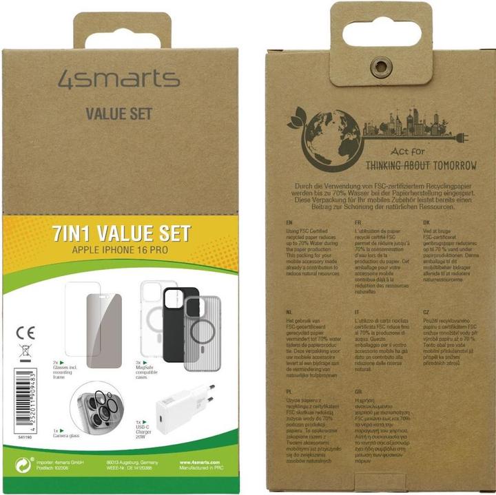 Actual product image 4smarts 7 in 1 Value Set (1 pcs., Apple iPhone 16 Pro)