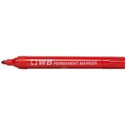 WB, Marker, Permanentmarker 860002 Rot (Rot, 10 x)