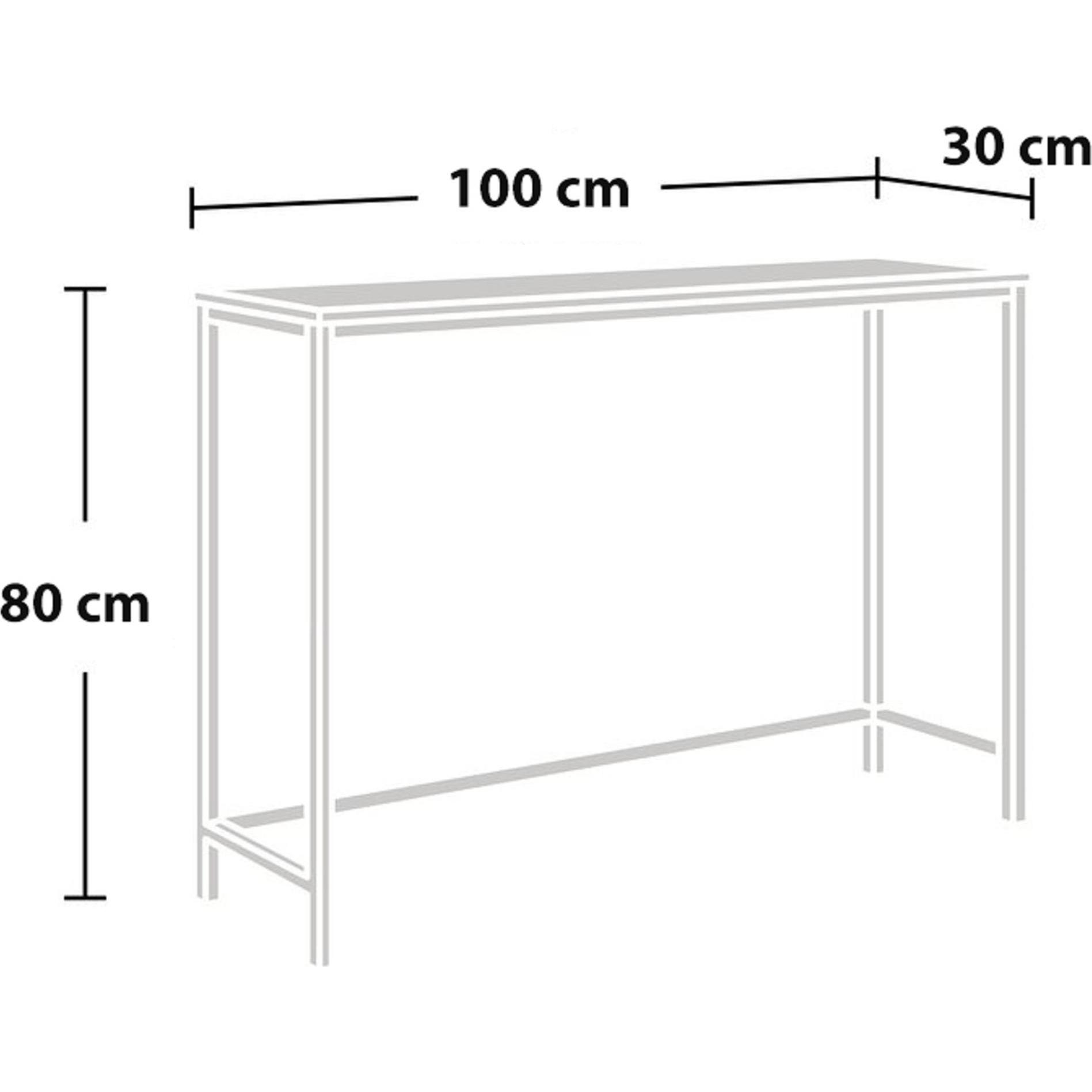Thumbnail - En.Casa, Konsolentisch, Kronoby (80 x 100 x 30 cm)