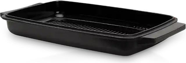 Actual product image Boretti Solido Rectangular Grill/Dish cast iron - All heat sources