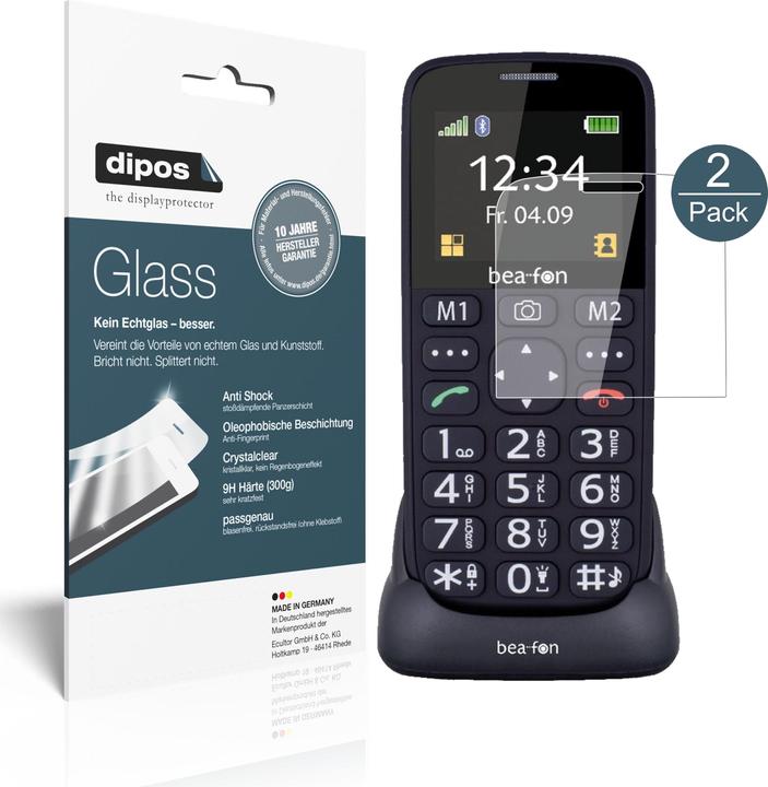 Produktbild Dipos Displayschutz Anti-Shock (2 Stk., Beafon SL240)