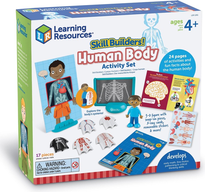 Immagine prodotto Learning Resources Costruttori di abilità! Il corpo umano (Inglese)