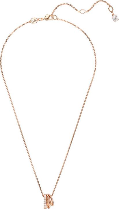 Immagine prodotto Swarovski Collana Hyperbola Vari tagli Oro rosa bianco (Metallo Swarovski, 45 cm)