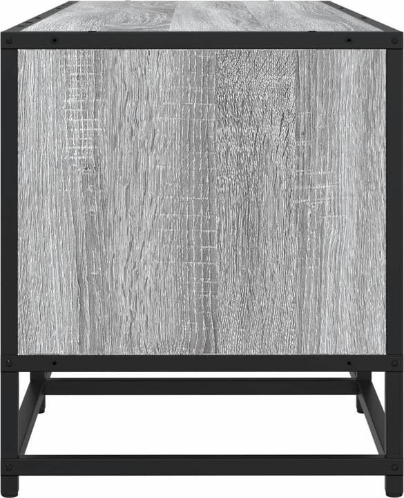 Actual product image VidaXL TV cabinet Lowboard TV cabinet TV table Grey Sonoma wood-based material (100 x 35 x 41 cm)