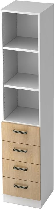 Hammerbacher Kombischrank Schubladen V7 (40.60 x 42 x 200.40 cm)