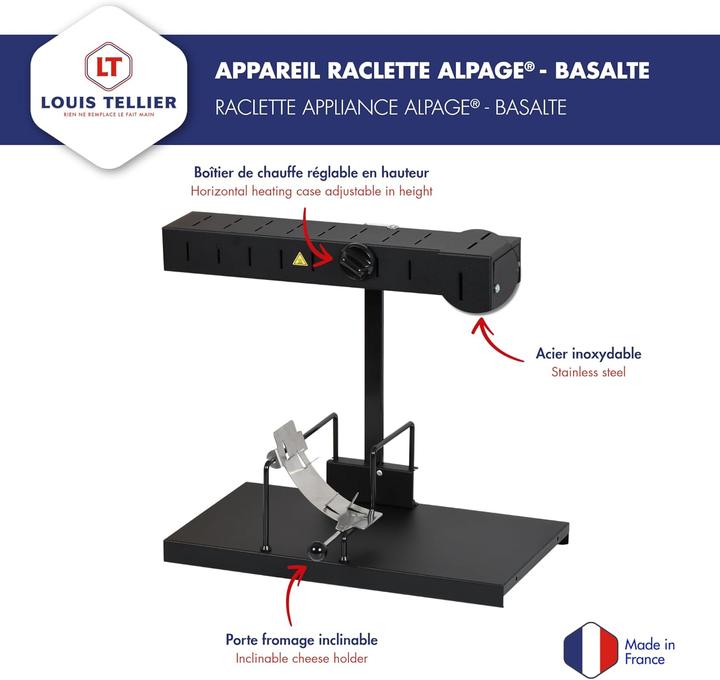Produktbild Louis Tellier Raclettegerät Alpage - Basalte