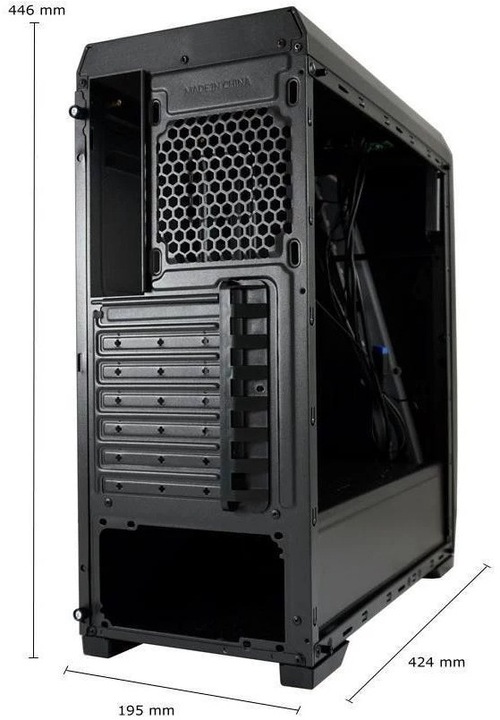 Produktbild LC-Power Gaming 700B - Hexagon (mATX, Mini-ITX, ATX)