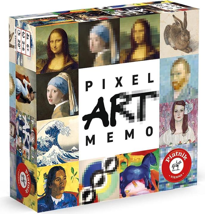 Actual product image Piatnik Pixel Art Memo f (French, German, 2 - 6 Players)