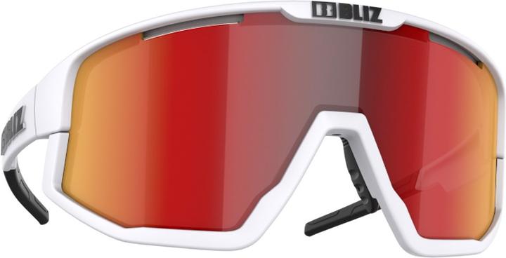 Actual product image Bliz Fusion (Black, matt white, White, Smoke w Red Multi)
