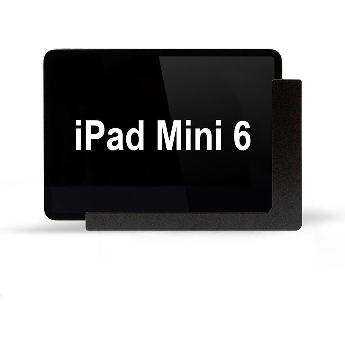 TabLines TWP019B Wandhalterung für Apple iPad Mini 6 (2021), schwarz, Tablet Halterung, Schwarz