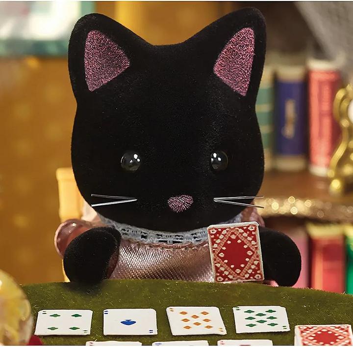 Actual product image Sylvanian Families Midnight Cat Family