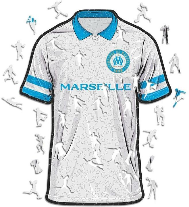 Produktbild Iconic Olympique Marseille - Trikot - Holz Puzzle Grösse M (270 Teile) (270 Teile)