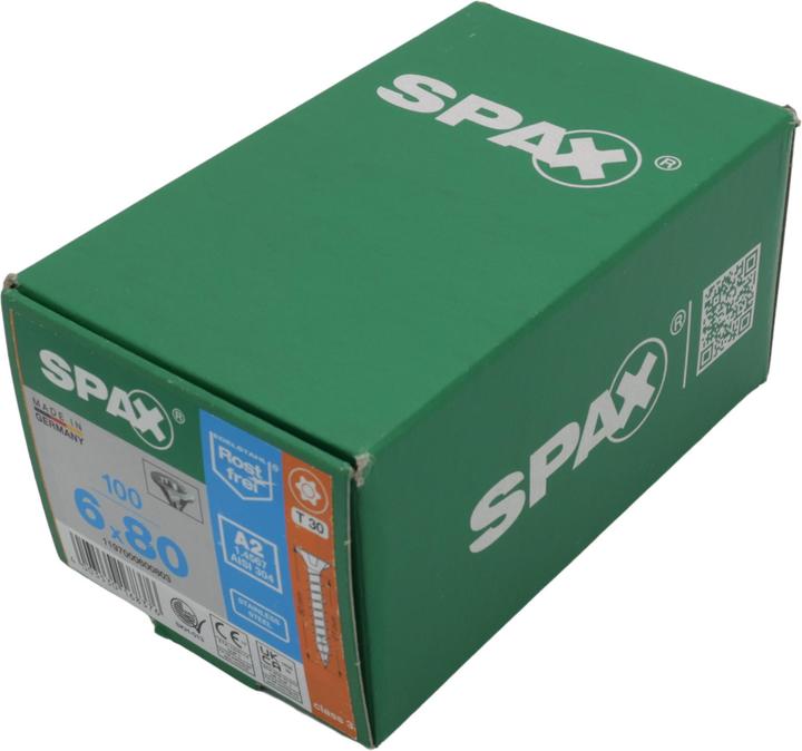 Actual product image Spax A2 Senkmultikopf T-Star Plus T30 Vollgewinde (100 Screws per piece, 6 X 80 mm)