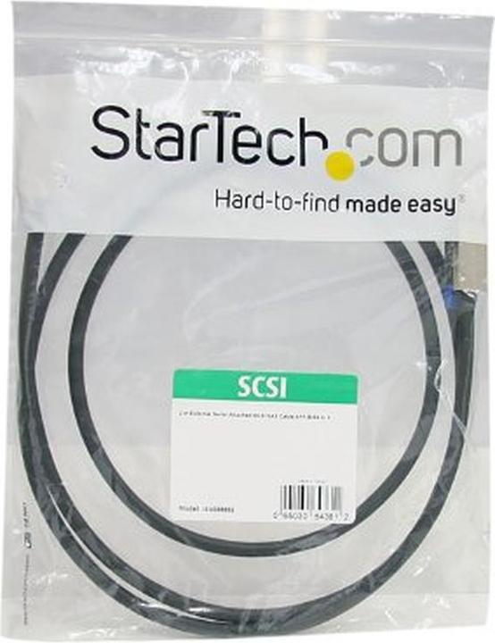 Produktbild StarTech SAS Kabel extern SFF-8088 to SFF-8088 Mini SAS Kabel (26pin) 2m Anschlusskabel - 2 x SFF-8088 (26... (SCSI)