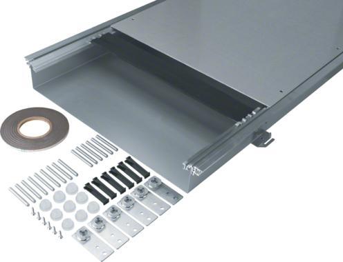 Actual product image Hager TEHA floor channel (Cable hole, 240 cm)