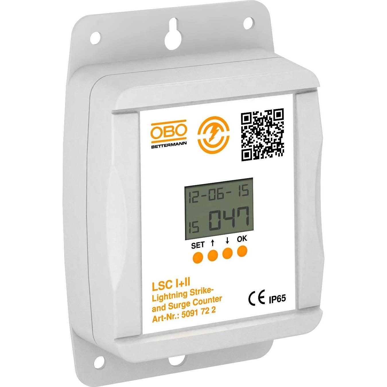 OBO Bettermann Blitzstromzähler m. Datum und Uhrzeit (5091722)