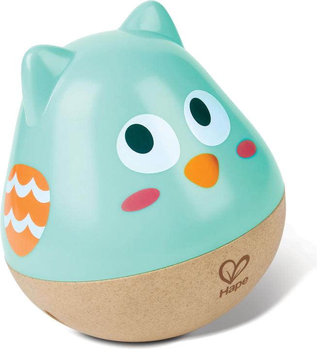Hape Owl Musical Wobbler Blue