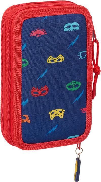 PJ Masks Schulmäppchen Ready Marineblau 12.5 X 19.5 X 4 Cm 28 Stücke