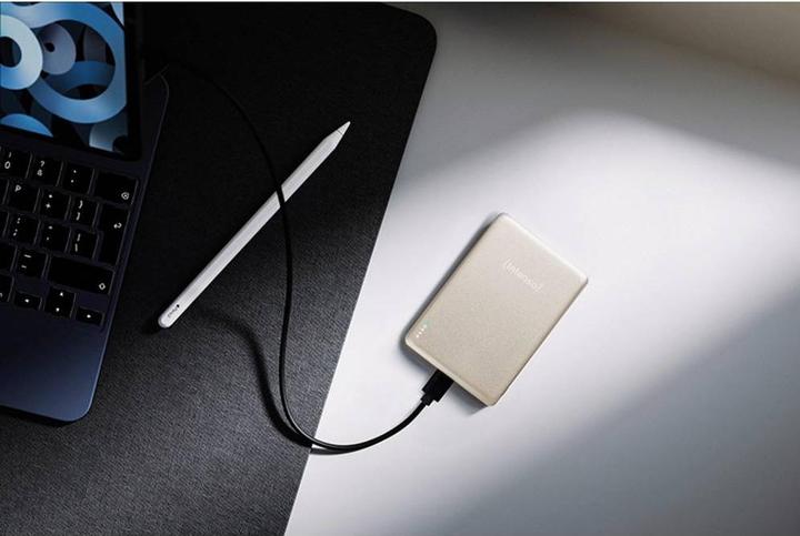 Actual product image Intenso Magn. Wireless Powerbank MW5000 5000 mAh Champagner (5000 mAh, 20 W, 19.25 Wh)