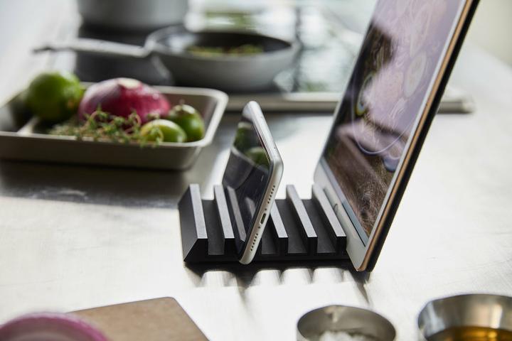Actual product image Yamazaki Tablet holder TOWER black