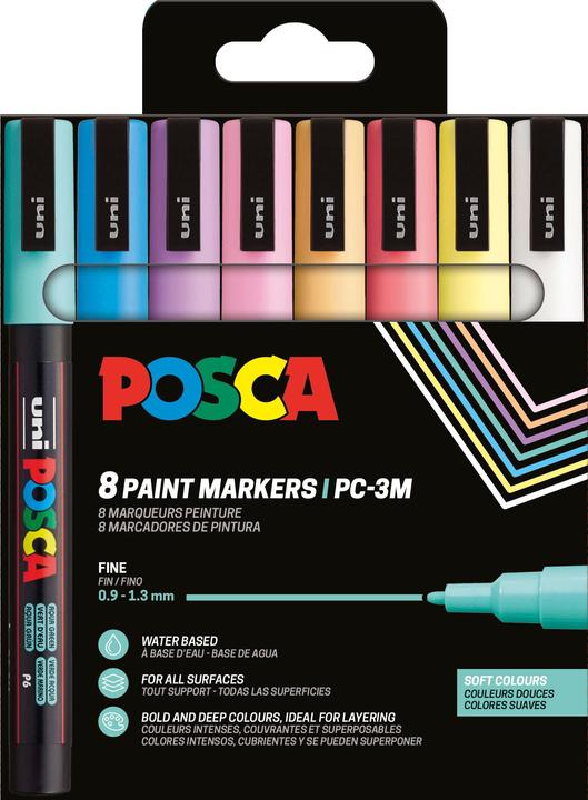 Produktbild Posca Acrylmarker (8x)